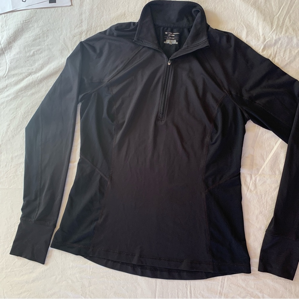 tek gear black DryTek full-zip athletic jacket